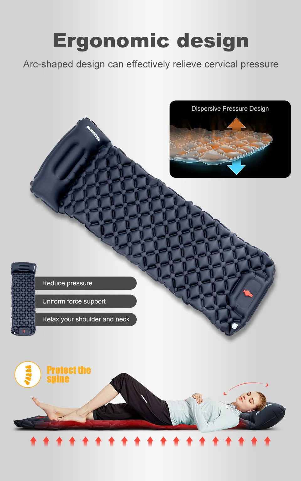 Ultralight Camping Inflatable Sleeping Pad