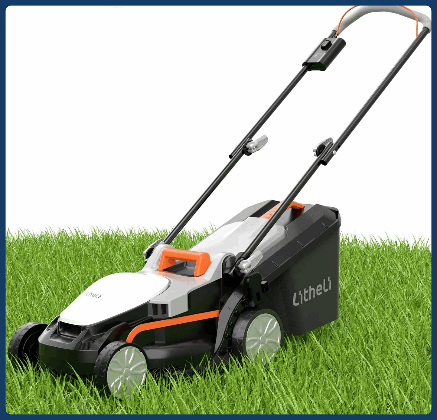 Cordless Electric Lawn Mower with Battery Power