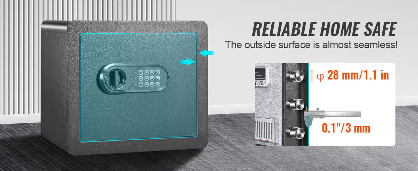 Digital Safe Box with Dual Alarm System