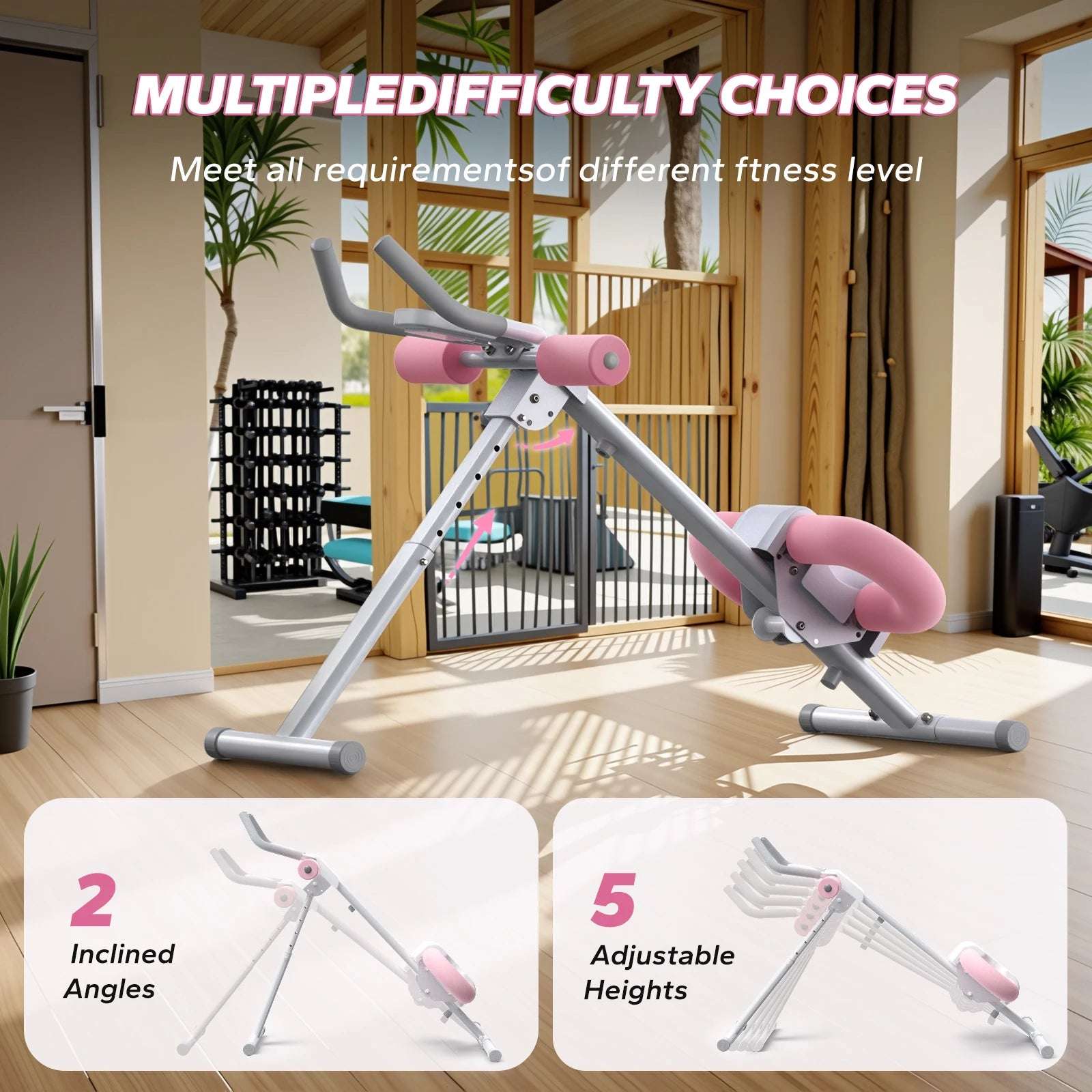 Adjustable Core Ab Trainer Machine