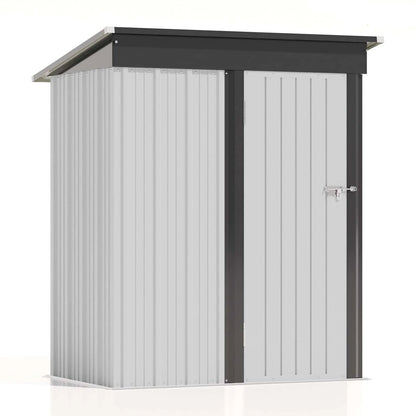 Outdoor Steel Storage Shed 5x3 ft Waterproof