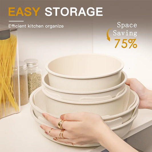 21-Piece Ceramic Nonstick Cookware Set