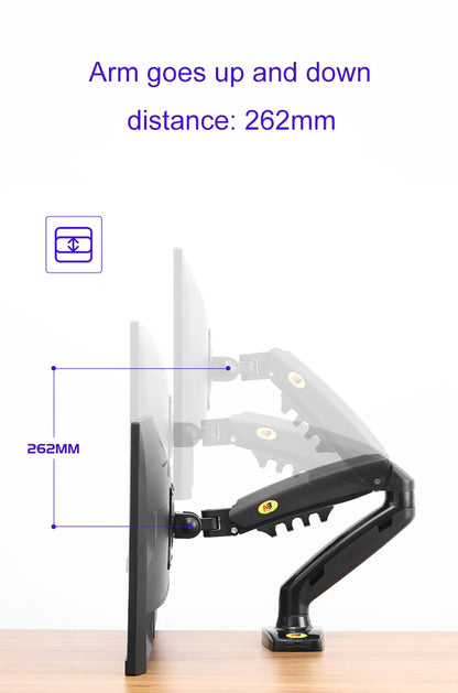 F80 Gas Spring Monitor Arm Mount