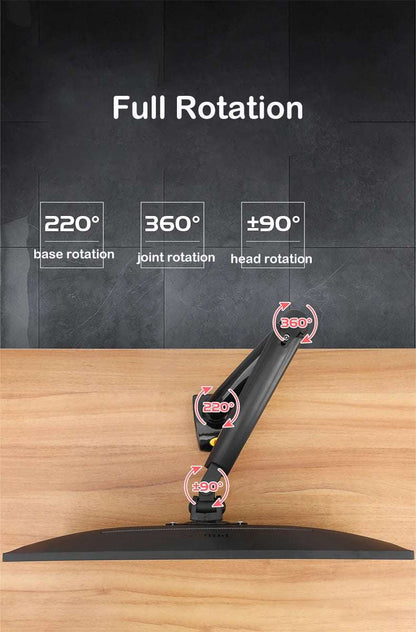 F80 Gas Spring Monitor Arm Mount