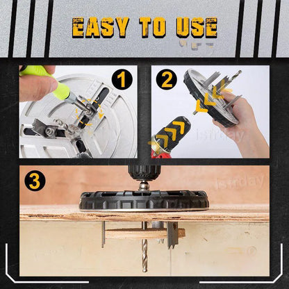Adjustable Hole Saw Cutter Tool