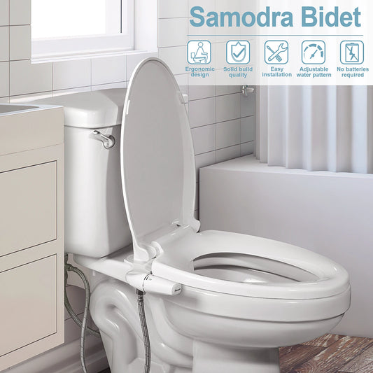 Ultra-Slim Non-Electric Bidet Attachment