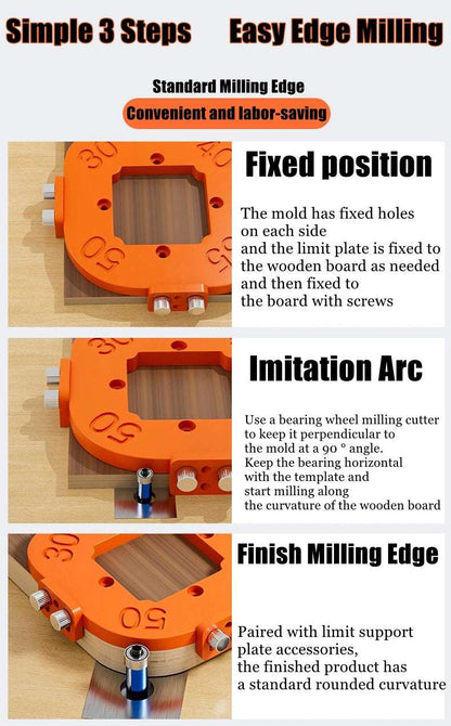 4-in-1 Woodworking Corner Template Tool