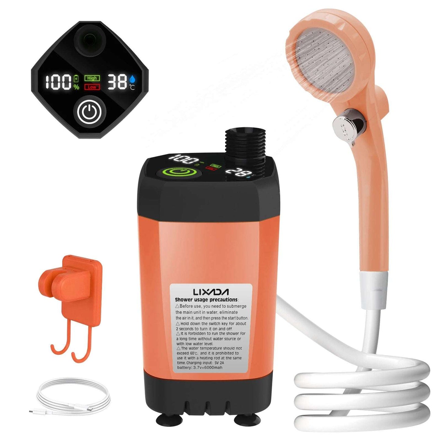Portable Electric Shower Pump Set