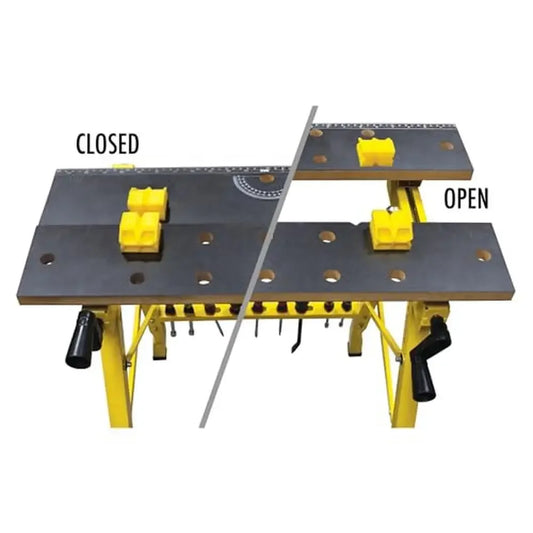 Folding Workbench with Clamp System