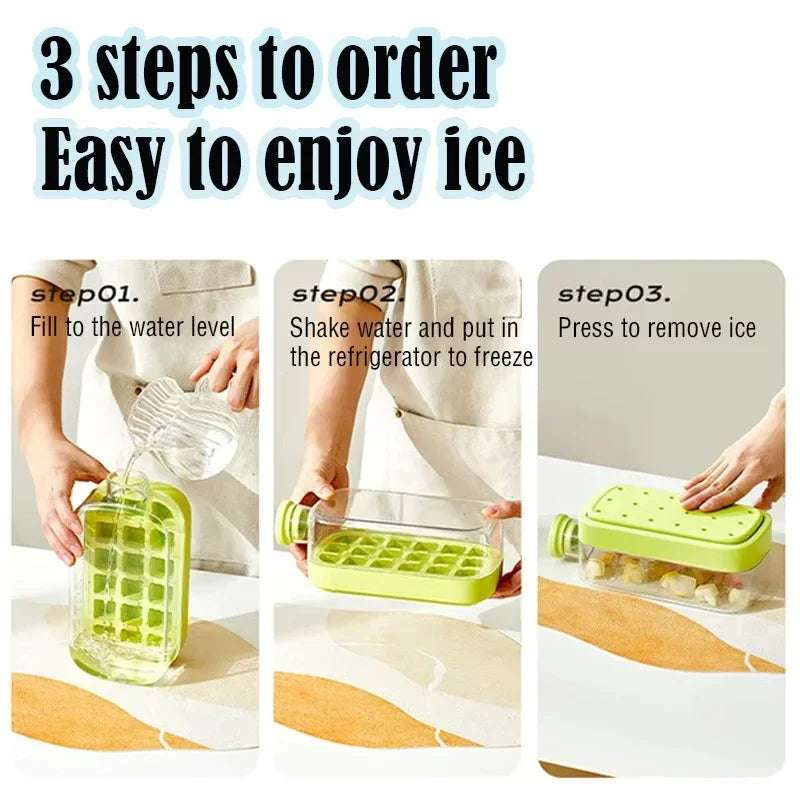 Leakproof Ice Cube Maker Bottle