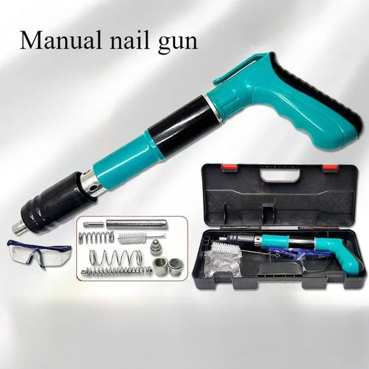 Manual Powder Actuated Nail Gun Tool