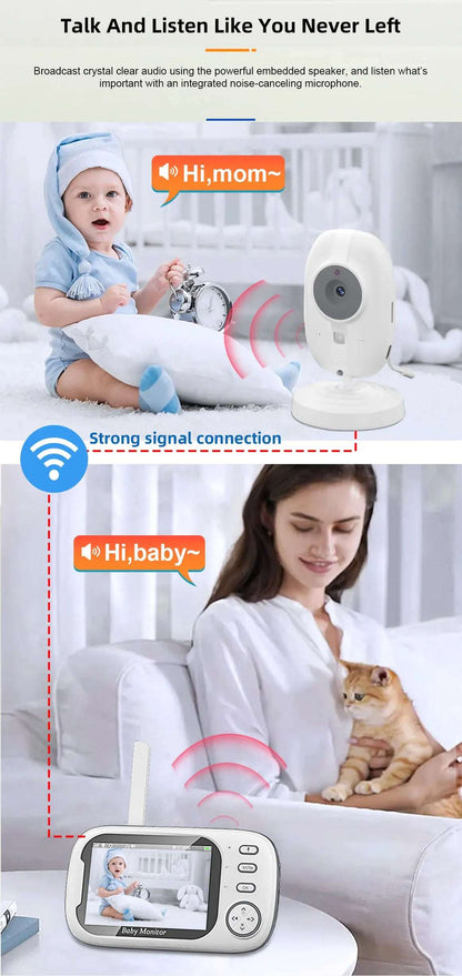 3.5" HD Wireless Baby Monitor Camera
