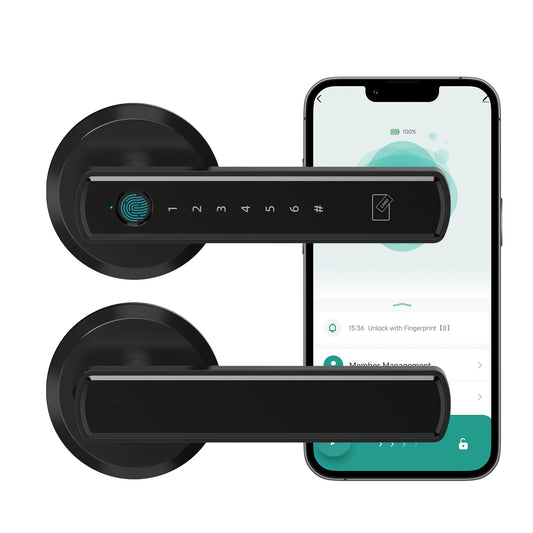 Smart Fingerprint Door Lock Keypad Handle