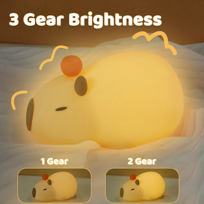 Capybara Night Light for Kids Room