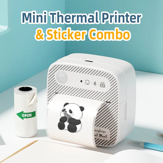 Mini Wireless Thermal Printer – Inkless Pocket Sticker Printer