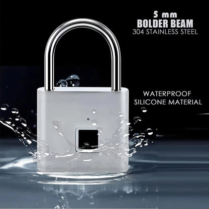 Smart Fingerprint Padlock for Indoor & Outdoor