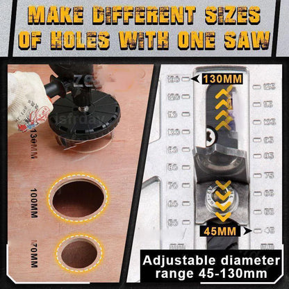 Adjustable Hole Saw Cutter Tool