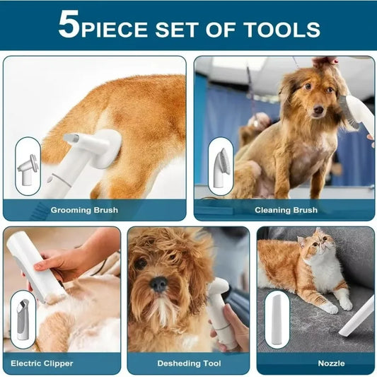 Pet Grooming Vacuum Kit 2.5L
