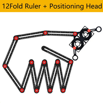 Precision Folding Aluminum Angle Ruler