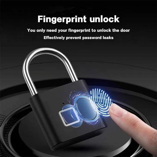 Smart Fingerprint Padlock for Indoor & Outdoor