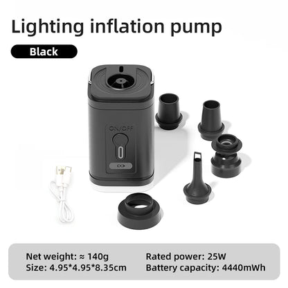 Camping Electric Air Pump with Light