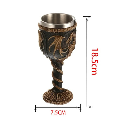 500ml Viking Style Wooden Insulated Mug