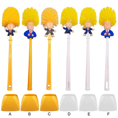 Funny Trump Toilet Brush Set