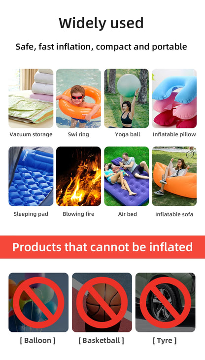 Camping Electric Air Pump with Light