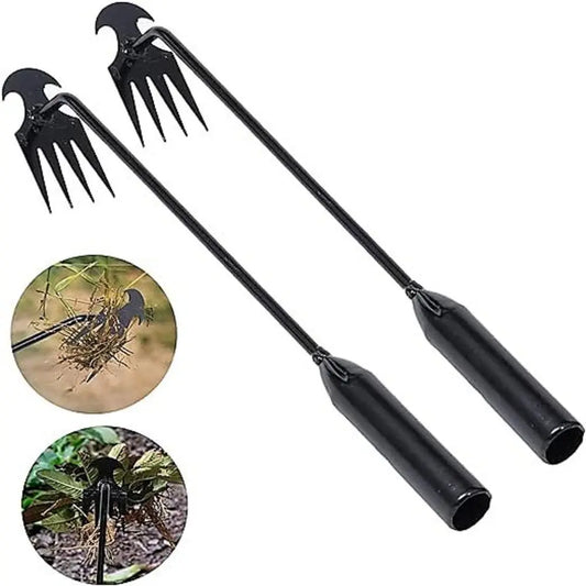 Heavy Duty 4-Tine Manual Weed Puller