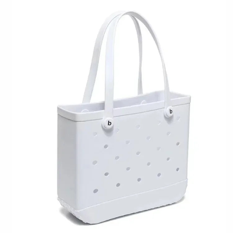Waterproof EVA Rubber Tote Bag – M/L/XL Beach & Picnic Basket