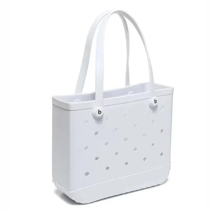 Waterproof EVA Rubber Tote Bag – M/L/XL Beach & Picnic Basket