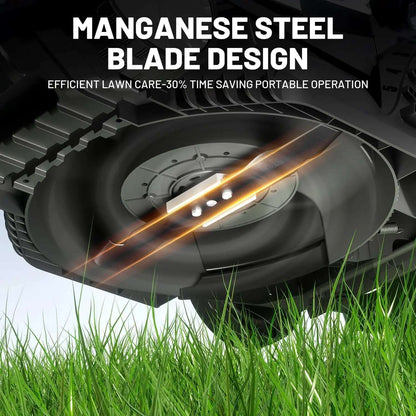 Cordless Electric Lawn Mower with Battery Power