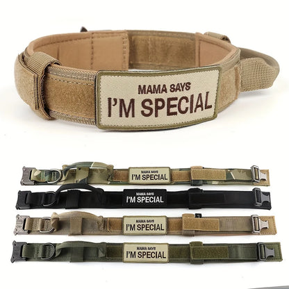 Camouflage Tactical Dog Harness with Leash Set