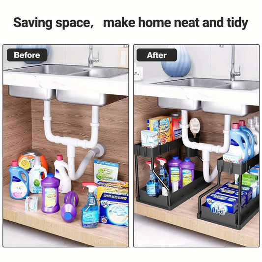 Multi-Tier Kitchen Utensil & Spice Organizer