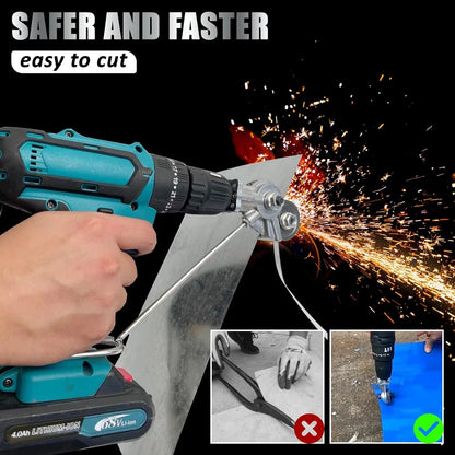 Electric Drill Sheet Metal Cutter Tool