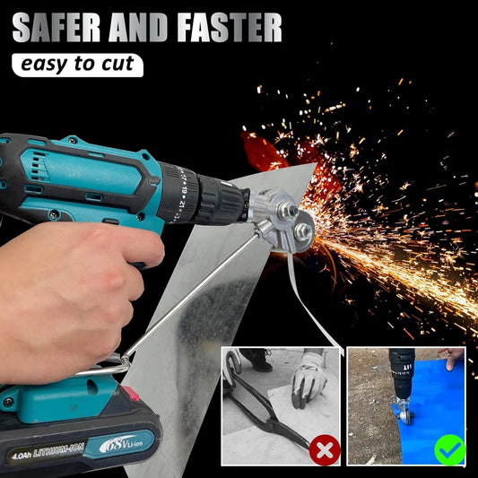 Electric Drill Sheet Metal Cutter Tool