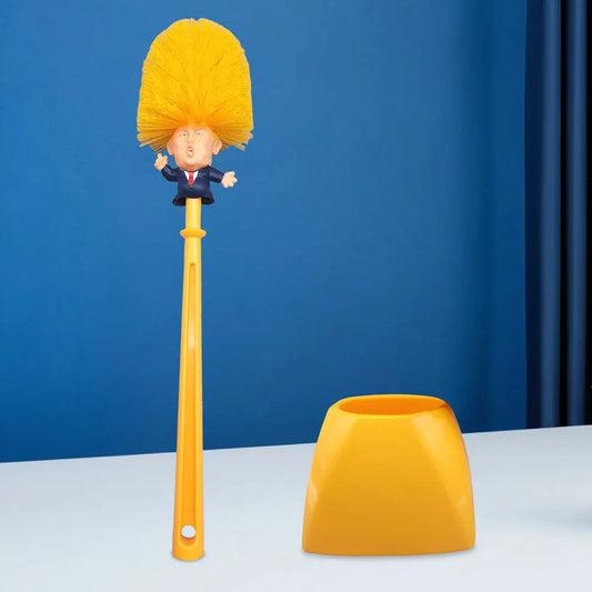 Funny Trump Toilet Brush Set