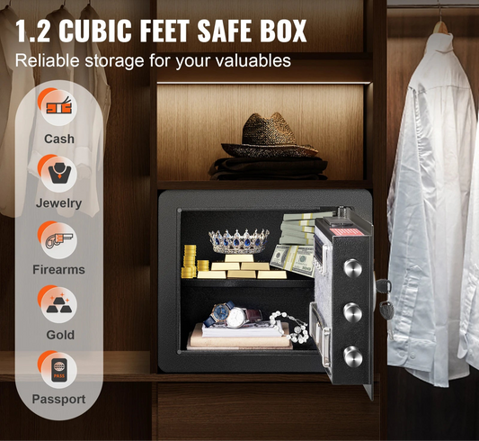 Digital Safe Box with Dual Alarm System