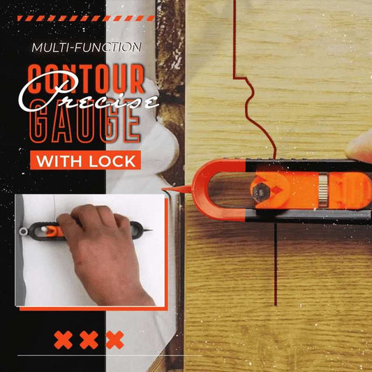 Profile Adjustable Contour Gauge with Lock