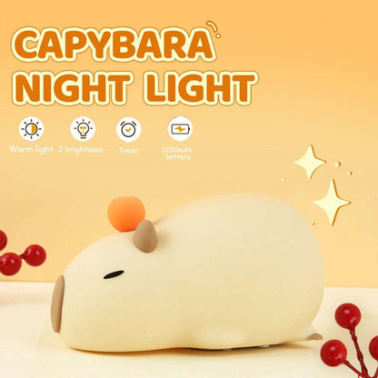 Capybara Night Light for Kids Room