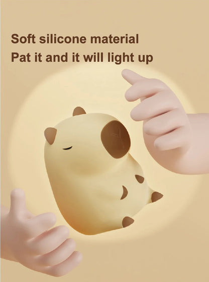 Capybara Night Light for Kids Room