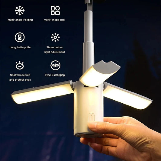 Rechargeable Folding LED Camping Lamp