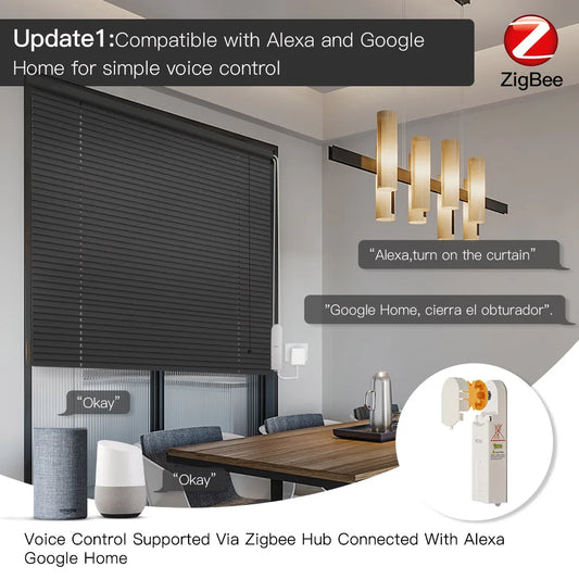 Zigbee Smart Roller Shade Opener