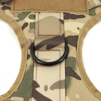 Camouflage Tactical Dog Harness with Leash Set