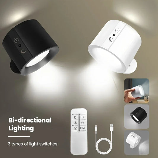 Dual-Sided Magnetic LED Wall Lamp