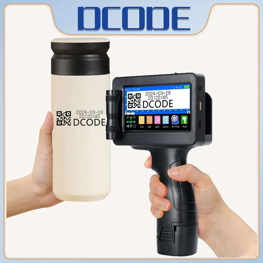 Handheld Inkjet Printer – 600DPI Portable Label Gun