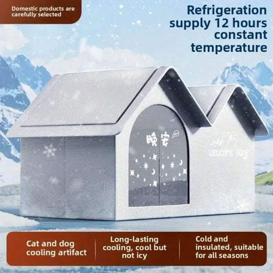 Pet Cooling House with A/C Function