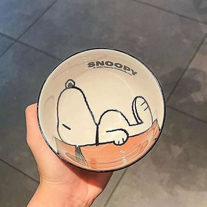 Snoopy Ceramic Bowl Set – 4pcs Gift Box