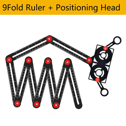 Precision Folding Aluminum Angle Ruler