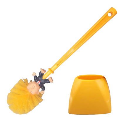 Funny Trump Toilet Brush Set